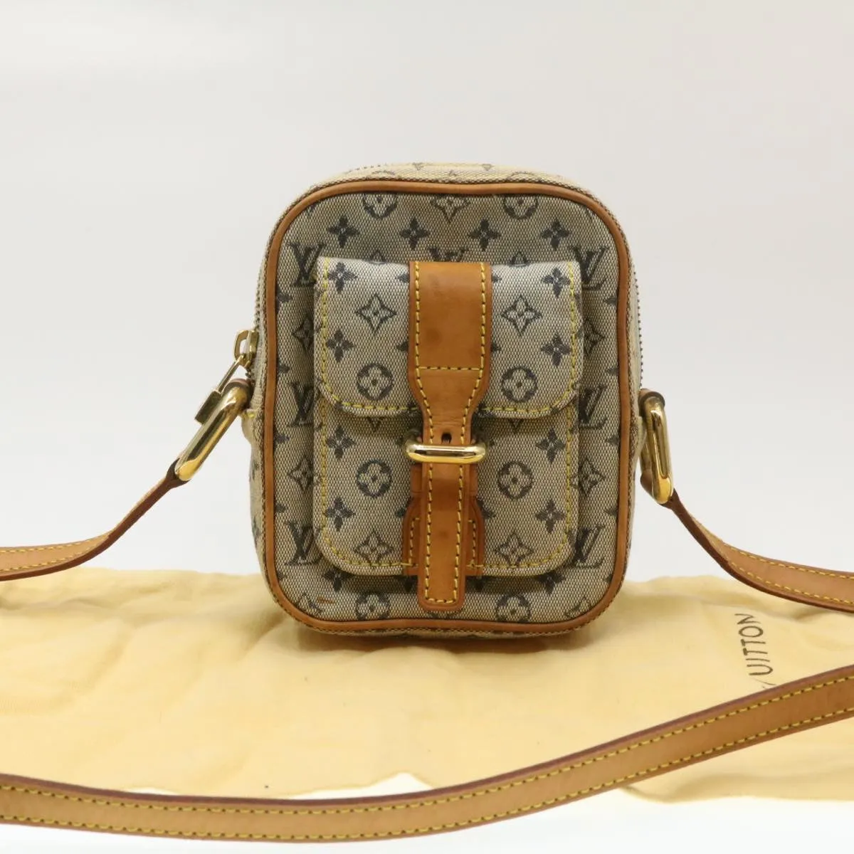 Louis Vuitton Blue Canvas Juliette shoulder bag