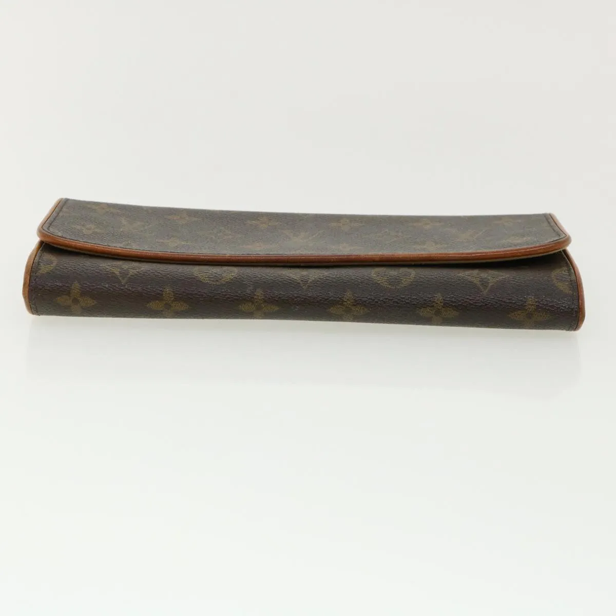 Louis Vuitton Brown Canvas Pochette Twin shoulder bag