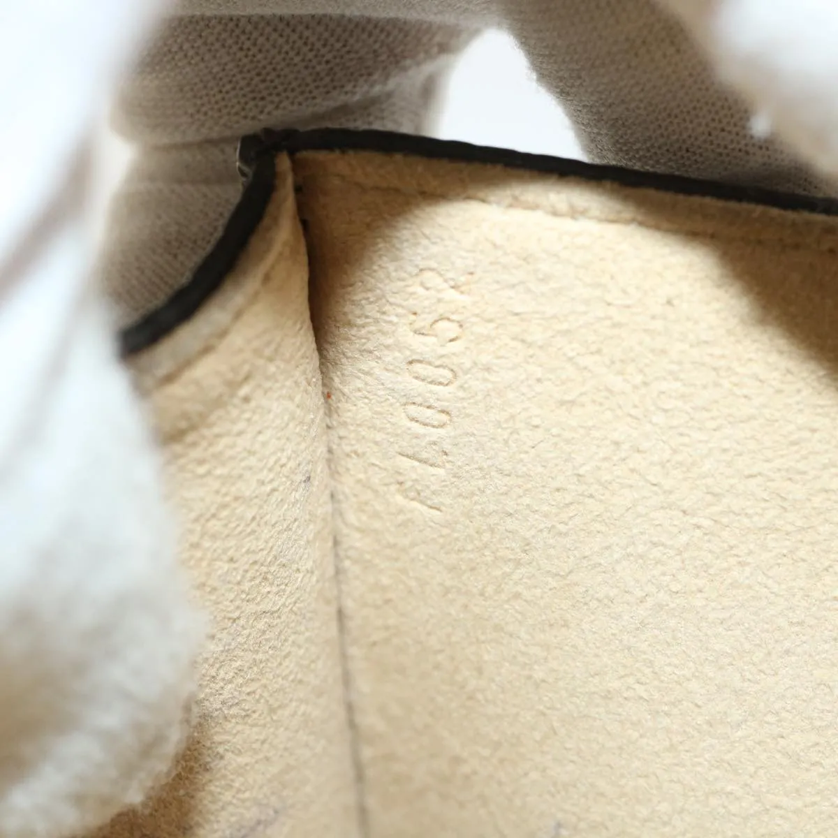 Louis Vuitton Brown Canvas Pochette Twin shoulder bag