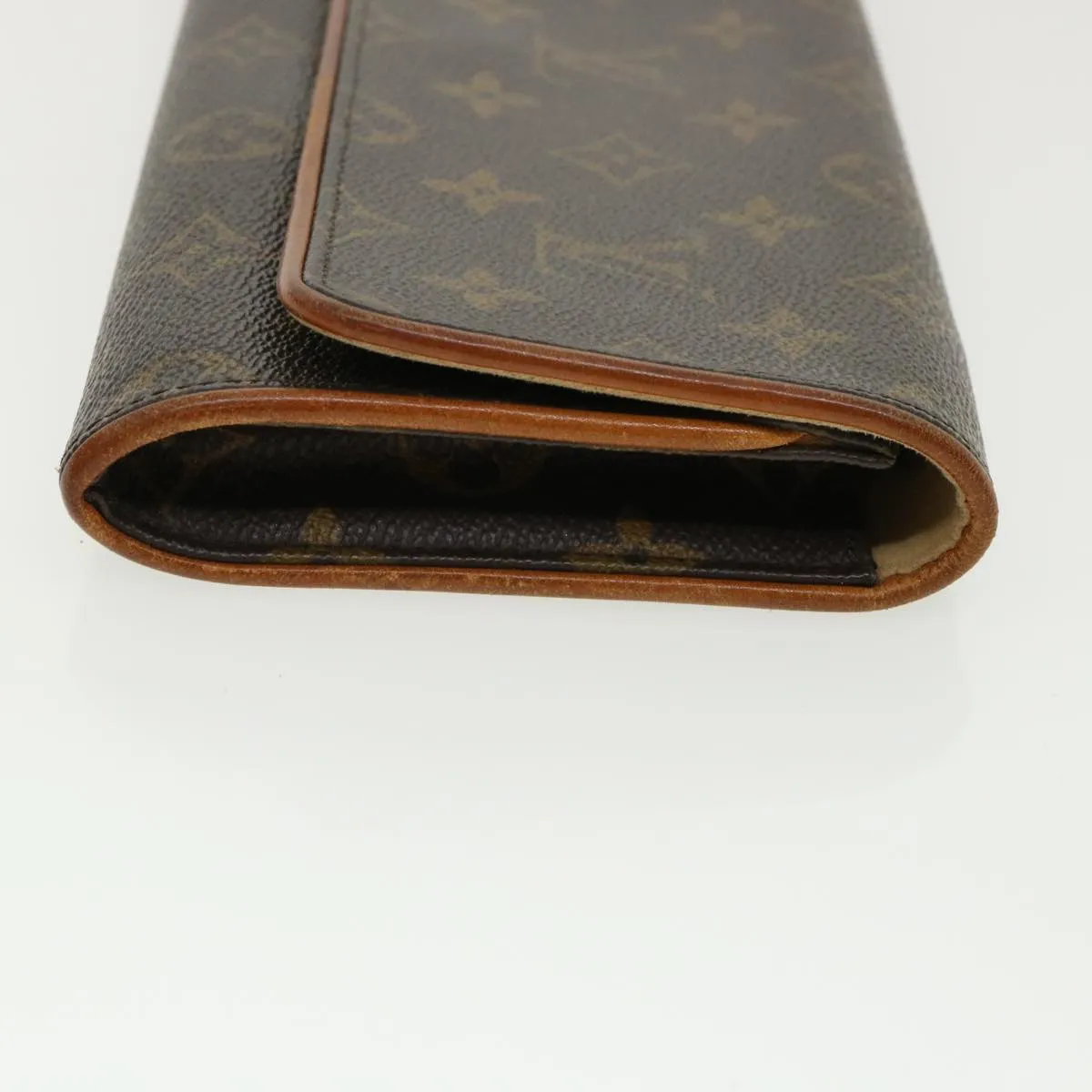 Louis Vuitton Brown Canvas Pochette Twin shoulder bag
