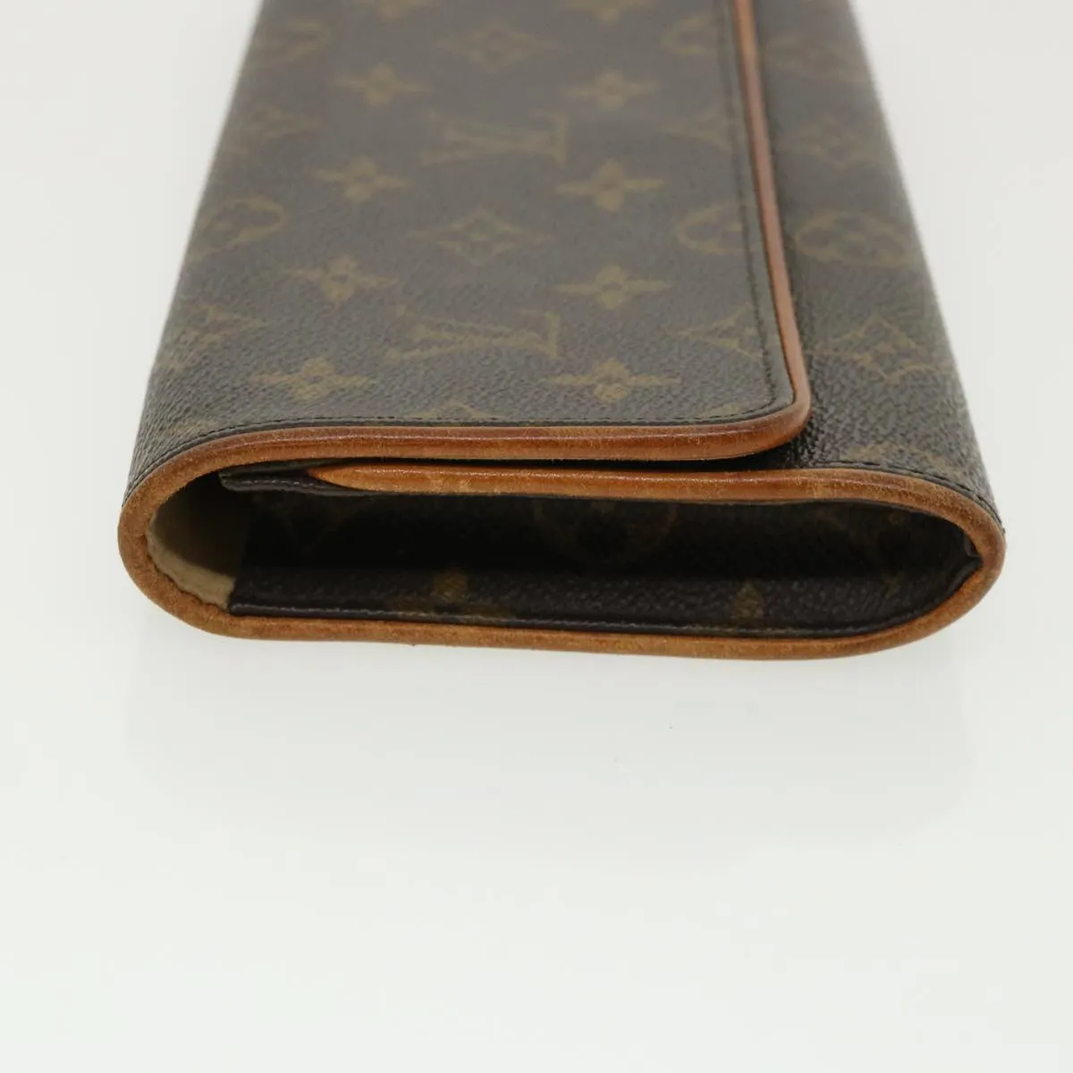 Louis Vuitton Brown Canvas Pochette Twin shoulder bag