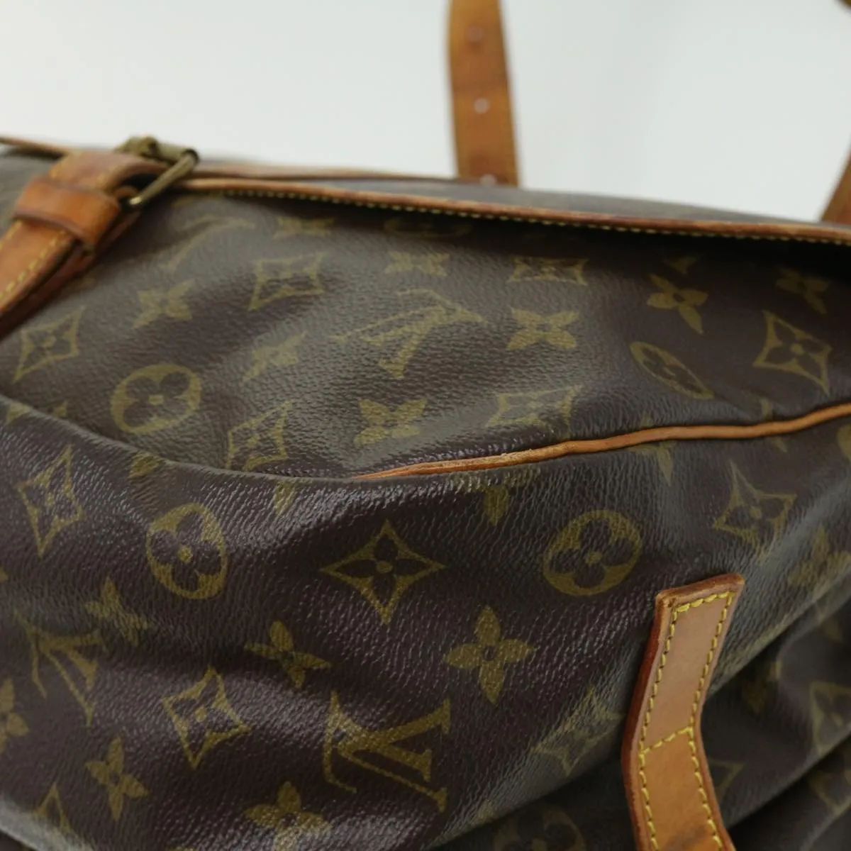 Louis Vuitton Brown Canvas Saumur 35 shoulder bag