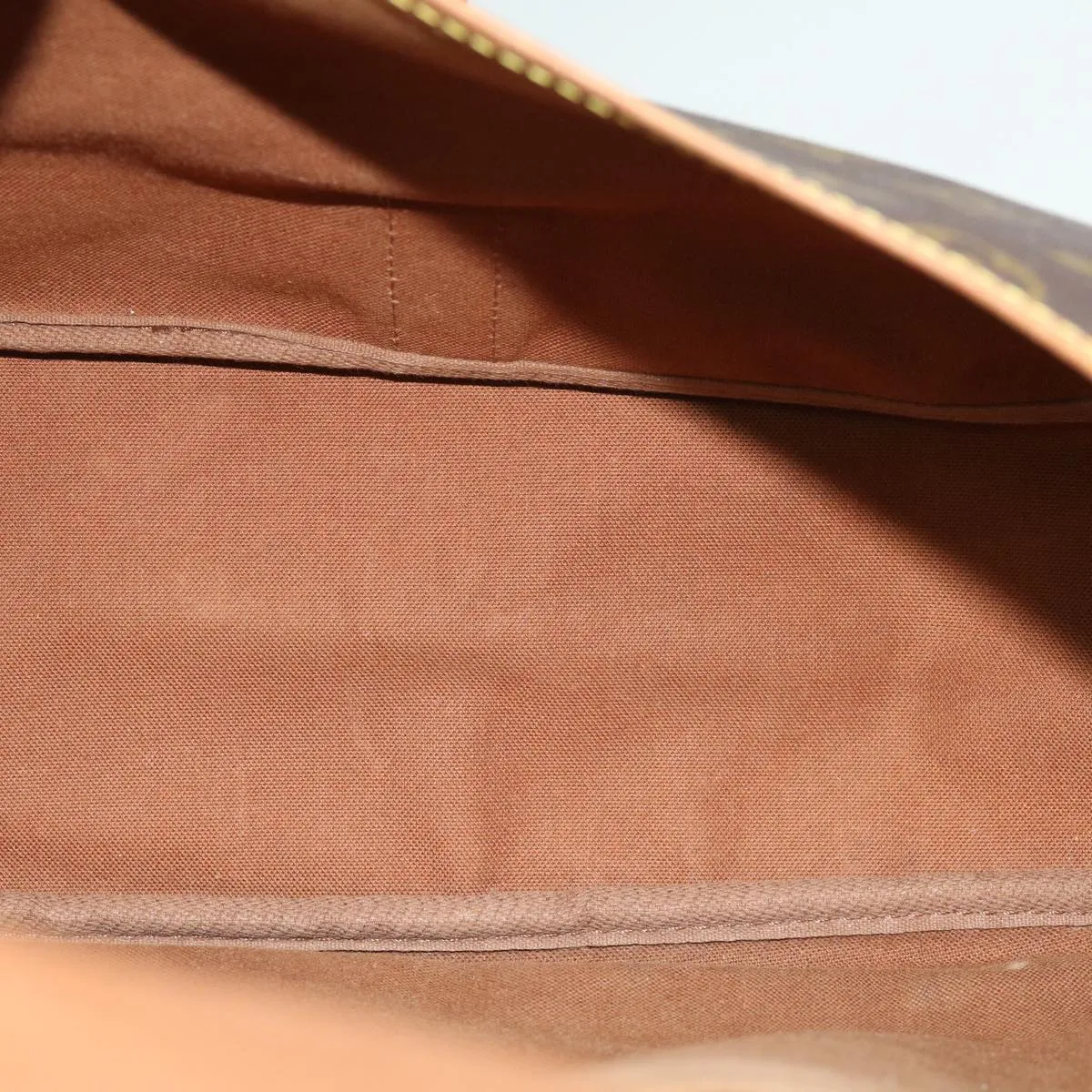 Louis Vuitton Brown Canvas Saumur 35 shoulder bag