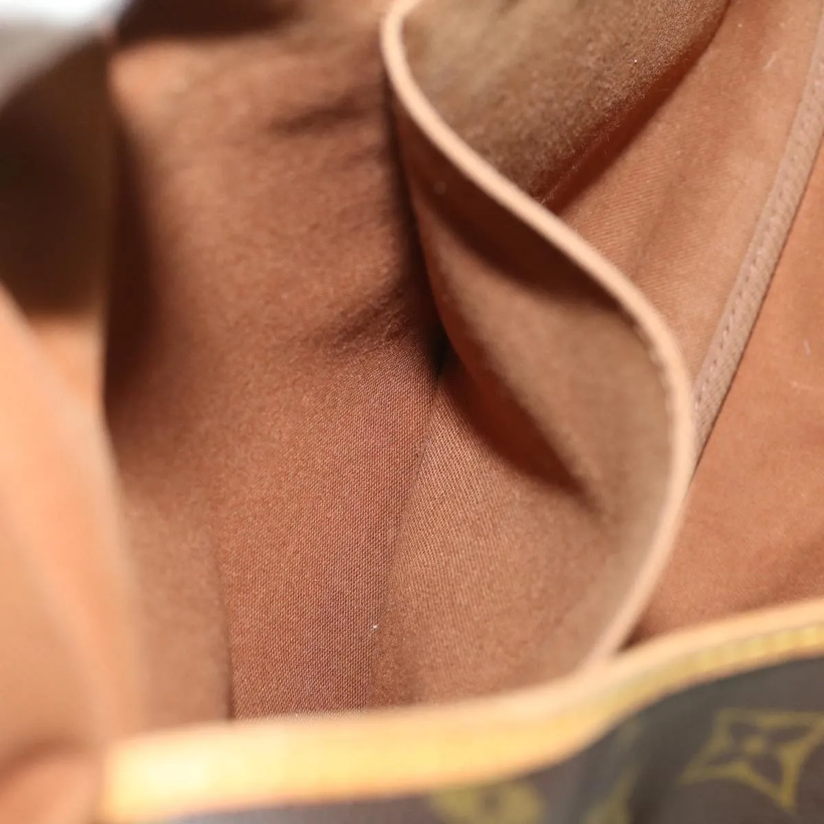 Louis Vuitton Brown Canvas Saumur 35 shoulder bag
