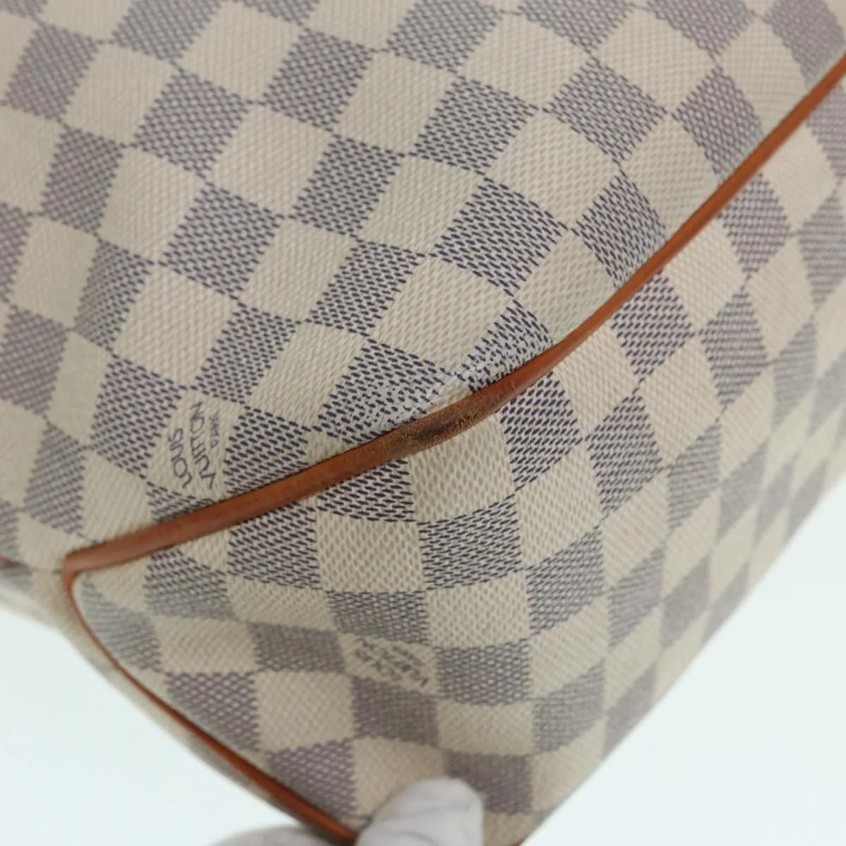 LOUIS VUITTON Damier Azur Delightful PM Shoulder Bag N41447 LV Auth 86589