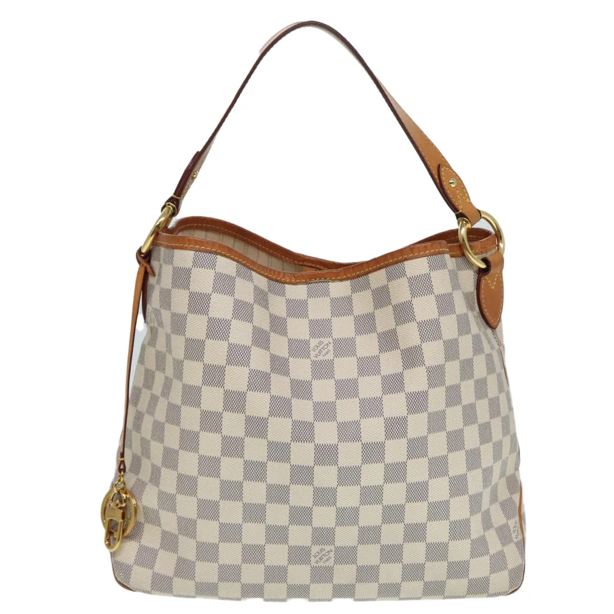 LOUIS VUITTON Damier Azur Delightful PM Shoulder Bag N41447 LV Auth 86589