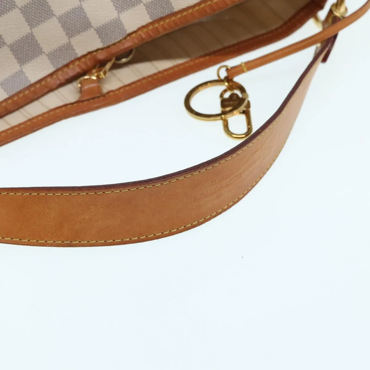 LOUIS VUITTON Damier Azur Delightful PM Shoulder Bag N41447 LV Auth 86589