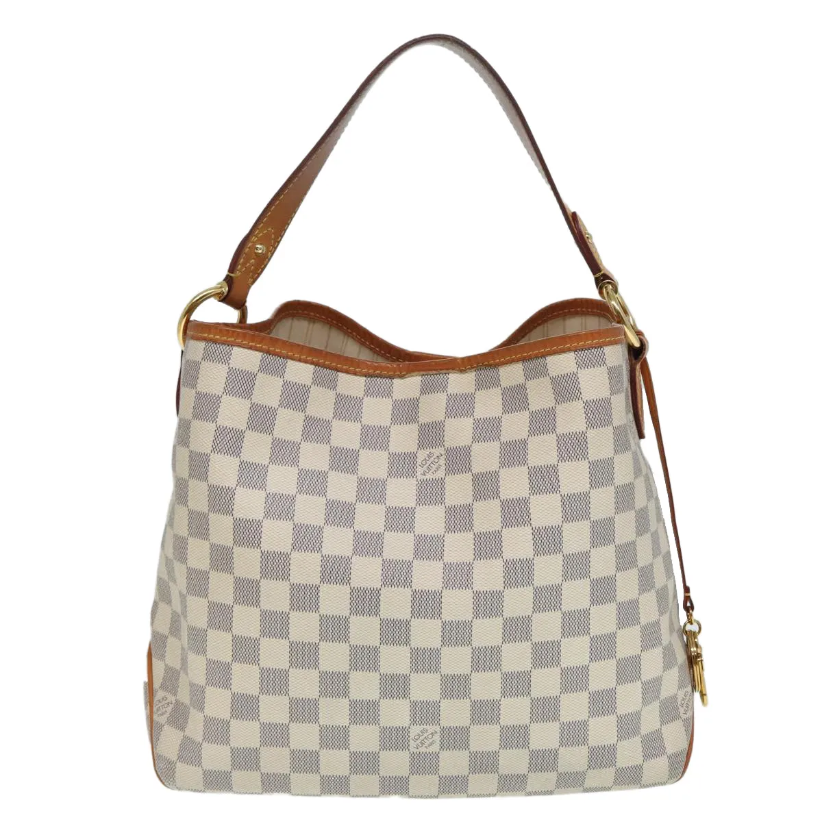 LOUIS VUITTON Damier Azur Delightful PM Shoulder Bag N41447 LV Auth 86589