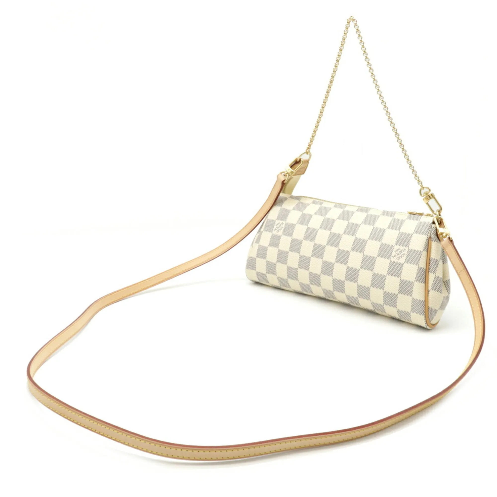 Louis Vuitton Damier Azur Eva Chain Bag Shoulder N55214