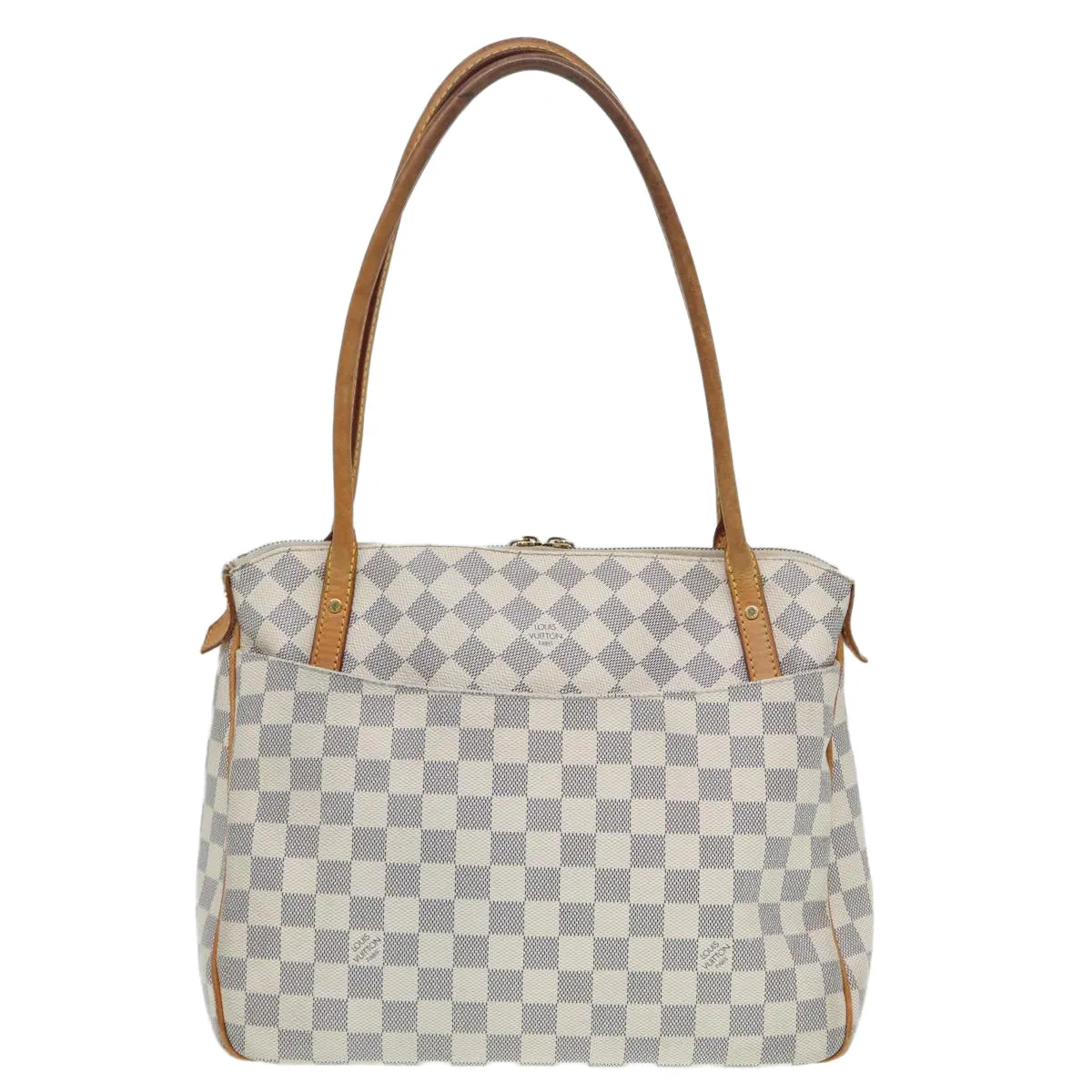 LOUIS VUITTON Damier Azur Figueri PM Shoulder Bag N41176 LV Auth 84977
