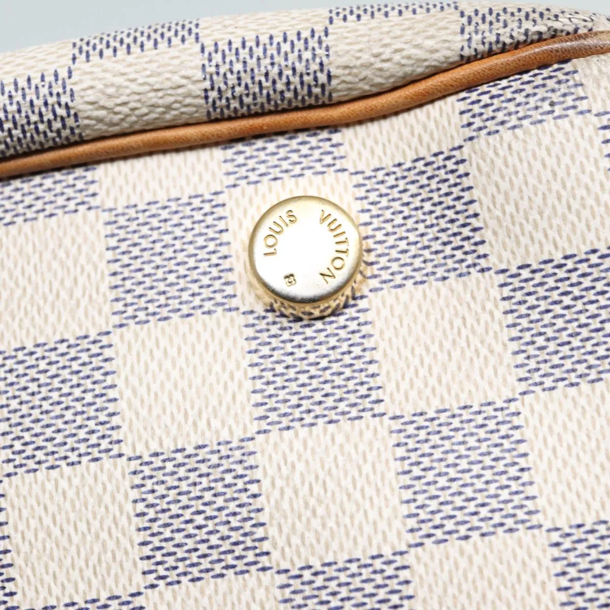 LOUIS VUITTON Damier Azur Figueri PM Shoulder Bag N41176 LV Auth 84977