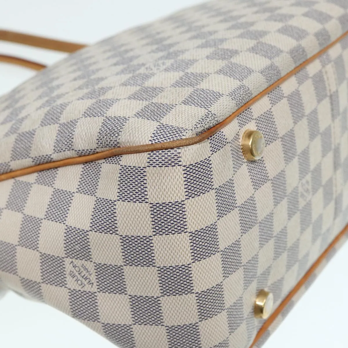 LOUIS VUITTON Damier Azur Figueri PM Shoulder Bag N41176 LV Auth 84977