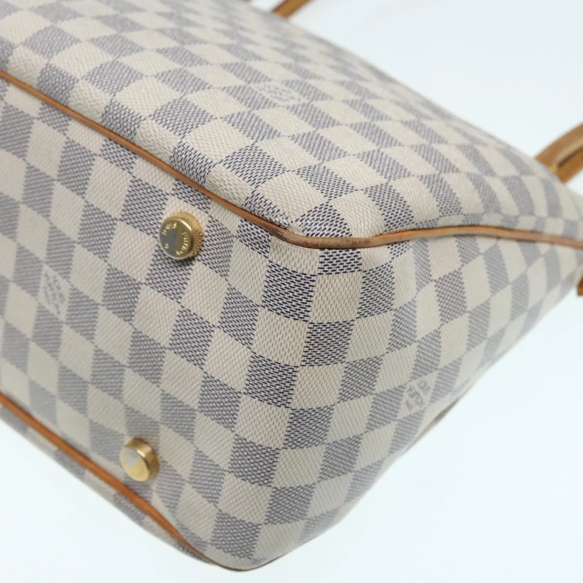 LOUIS VUITTON Damier Azur Figueri PM Shoulder Bag N41176 LV Auth 84977