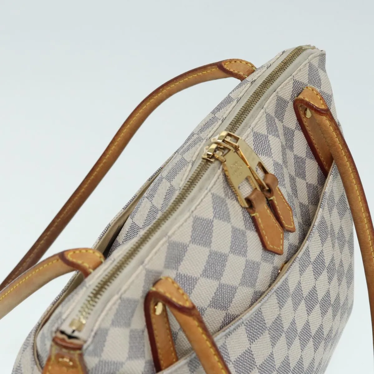 LOUIS VUITTON Damier Azur Figueri PM Shoulder Bag N41176 LV Auth 84977
