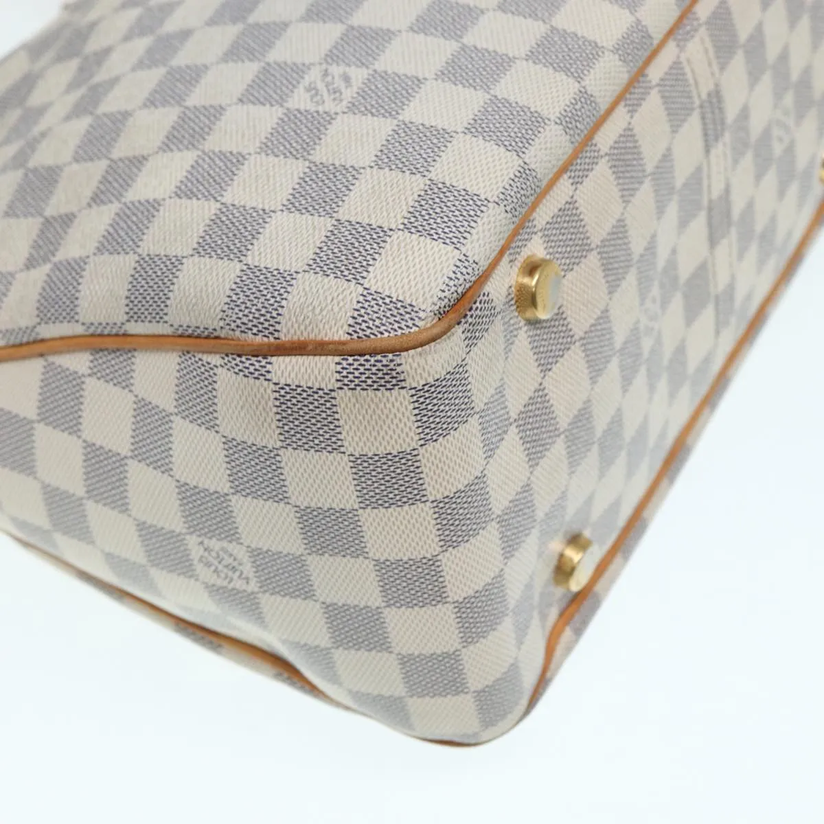 LOUIS VUITTON Damier Azur Figueri PM Shoulder Bag N41176 LV Auth 84977
