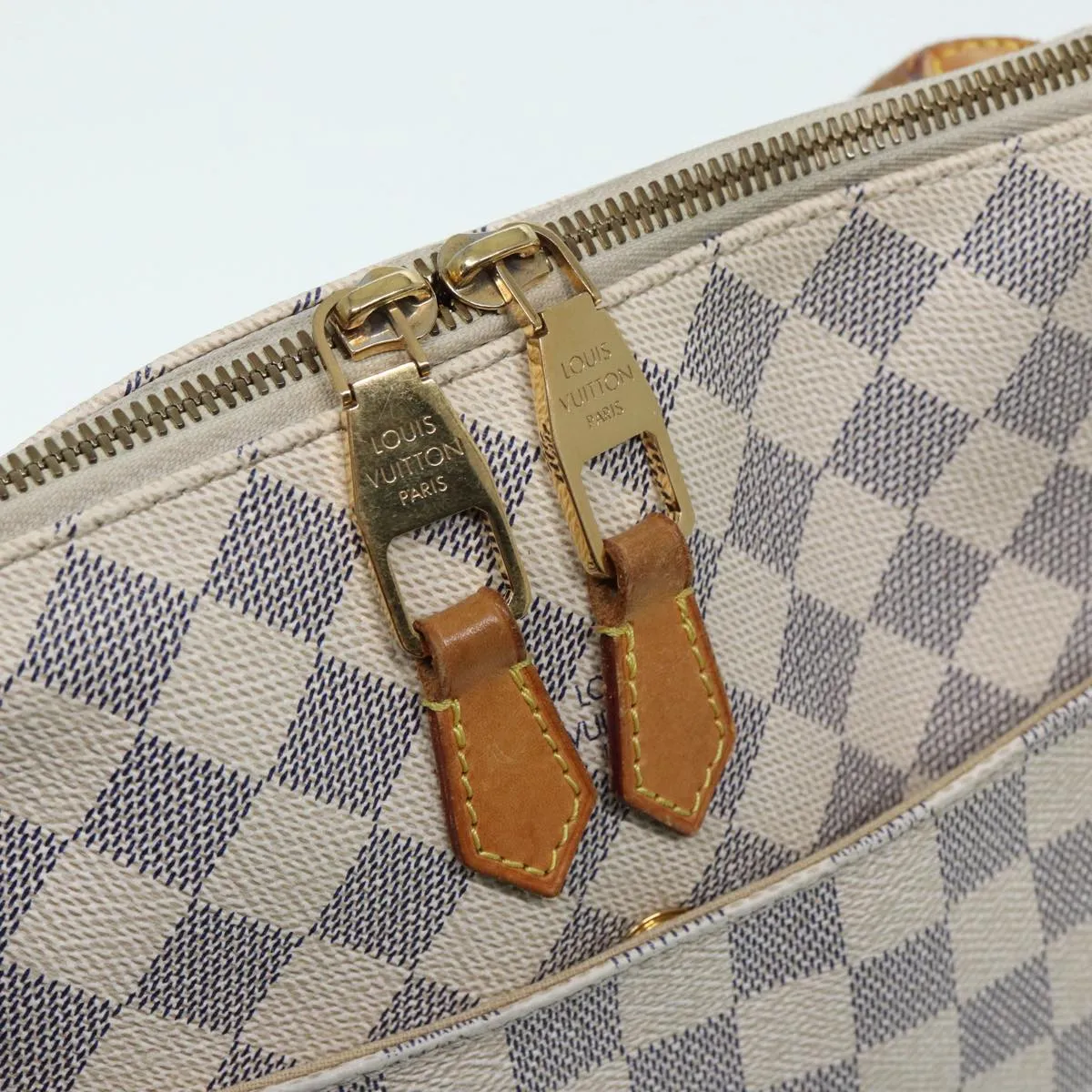 LOUIS VUITTON Damier Azur Figueri PM Shoulder Bag N41176 LV Auth 84977