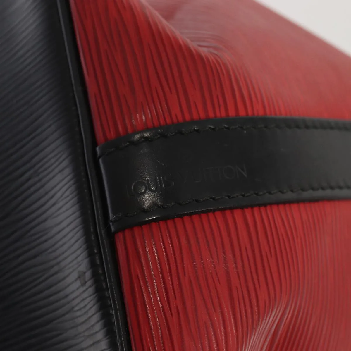 LOUIS VUITTON Epi Petit Noe Shoulder Bag By color Black Red M44172 LV Auth 87928