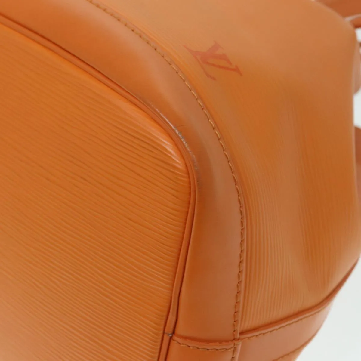 LOUIS VUITTON Epi Petit Noe Shoulder Bag Orange Mandarin M5901H LV Auth 87364