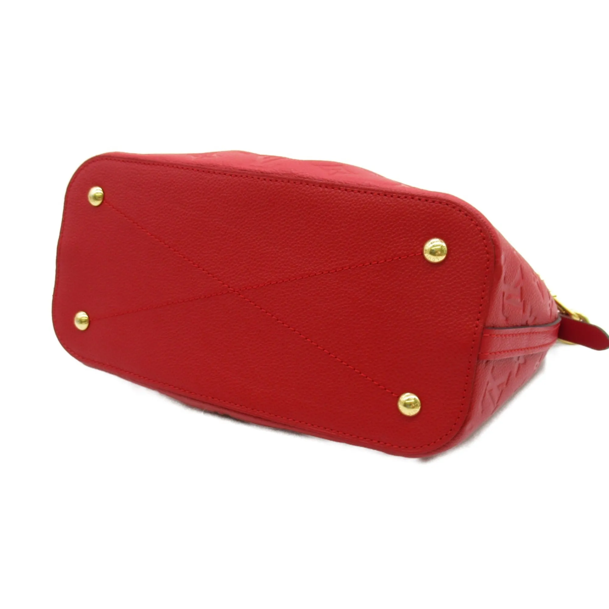 LOUIS VUITTON Mazarine PM Cerise Shoulder Bag Red Cerise Monogram empreinte Calfskin [cowhide] M50638