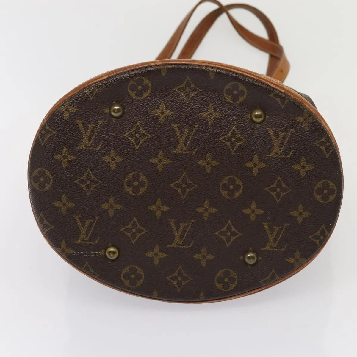 LOUIS VUITTON Monogram Bucket GM Shoulder Bag M42236 LV Auth bs17080