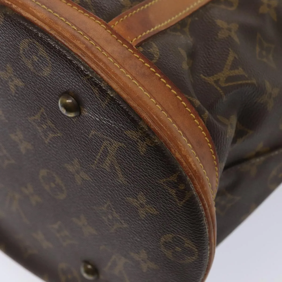 LOUIS VUITTON Monogram Bucket GM Shoulder Bag M42236 LV Auth bs17080