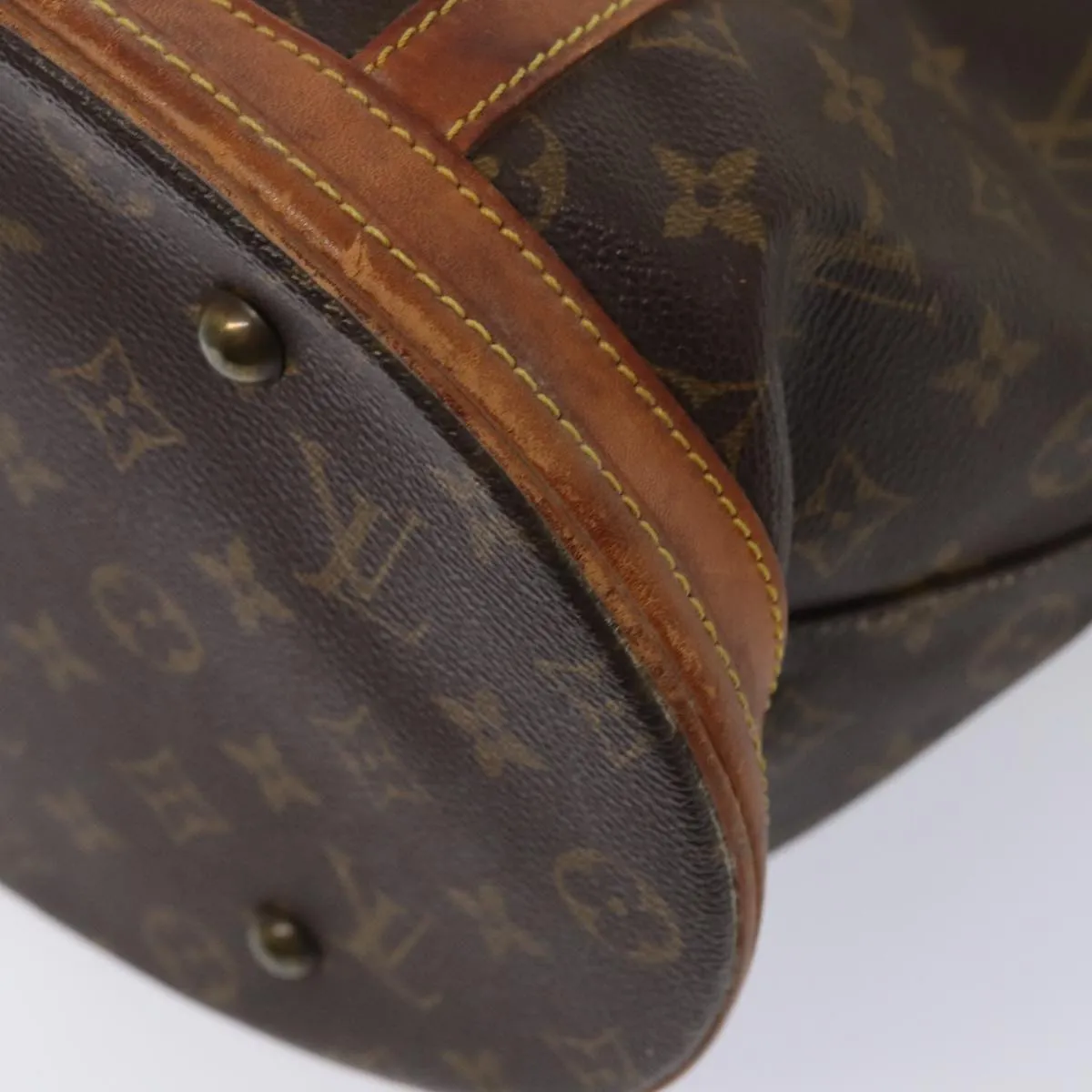LOUIS VUITTON Monogram Bucket GM Shoulder Bag M42236 LV Auth bs17080