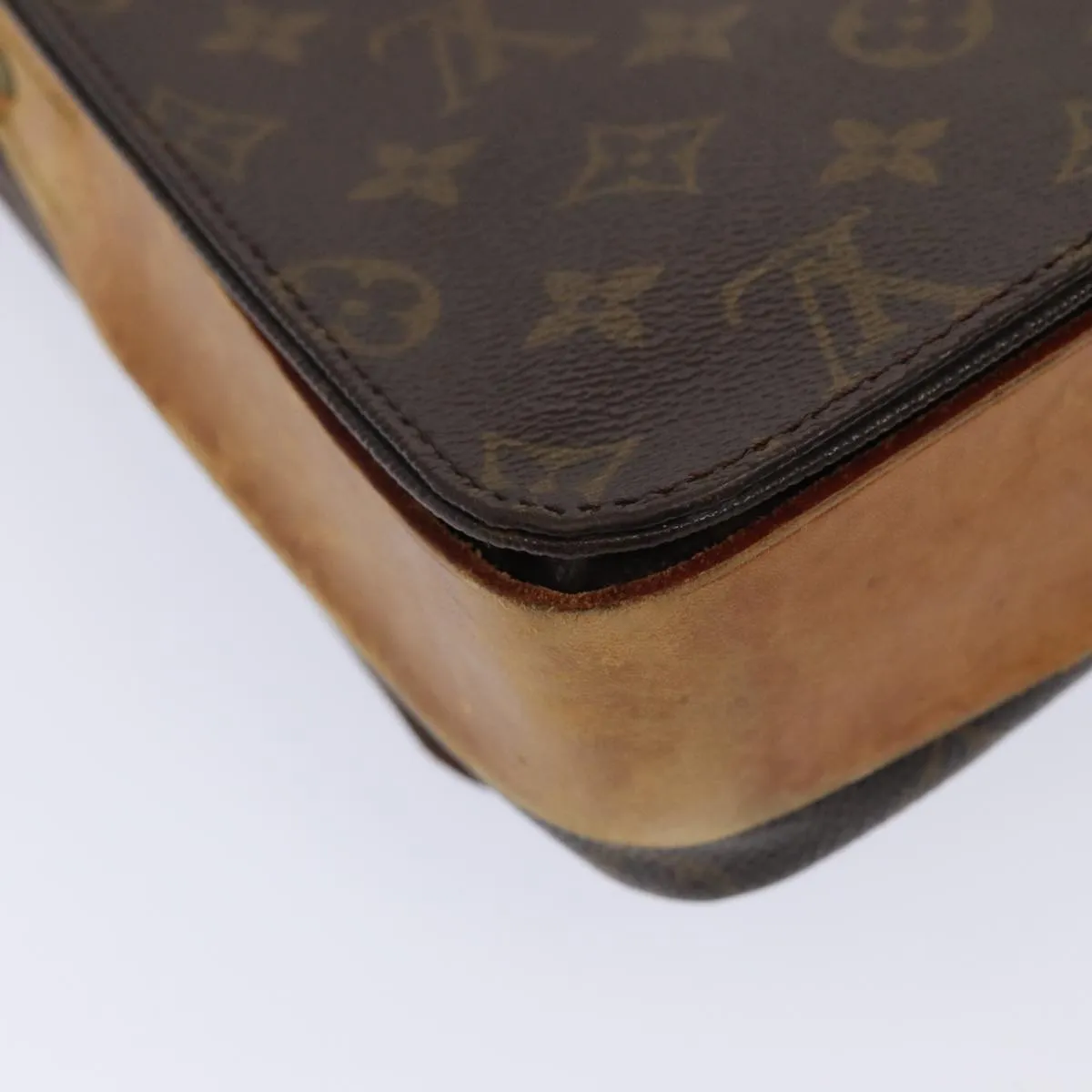 LOUIS VUITTON Monogram Cartouchiere GM Shoulder Bag M51252 LV Auth bs17000