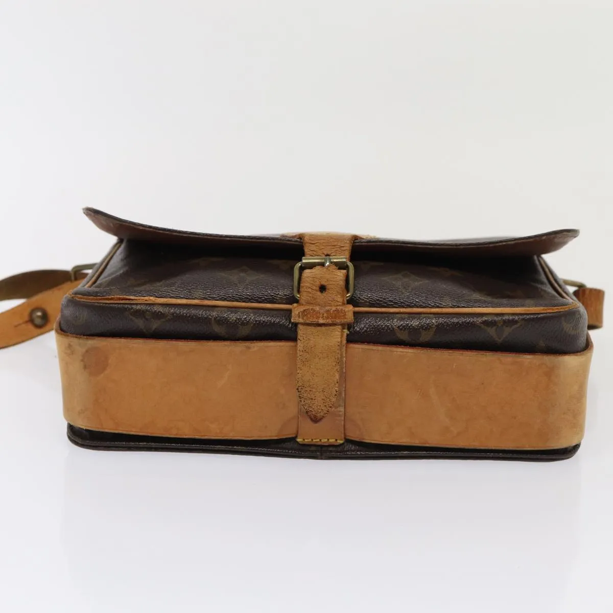 LOUIS VUITTON Monogram Cartouchiere GM Shoulder Bag M51252 LV Auth bs17000