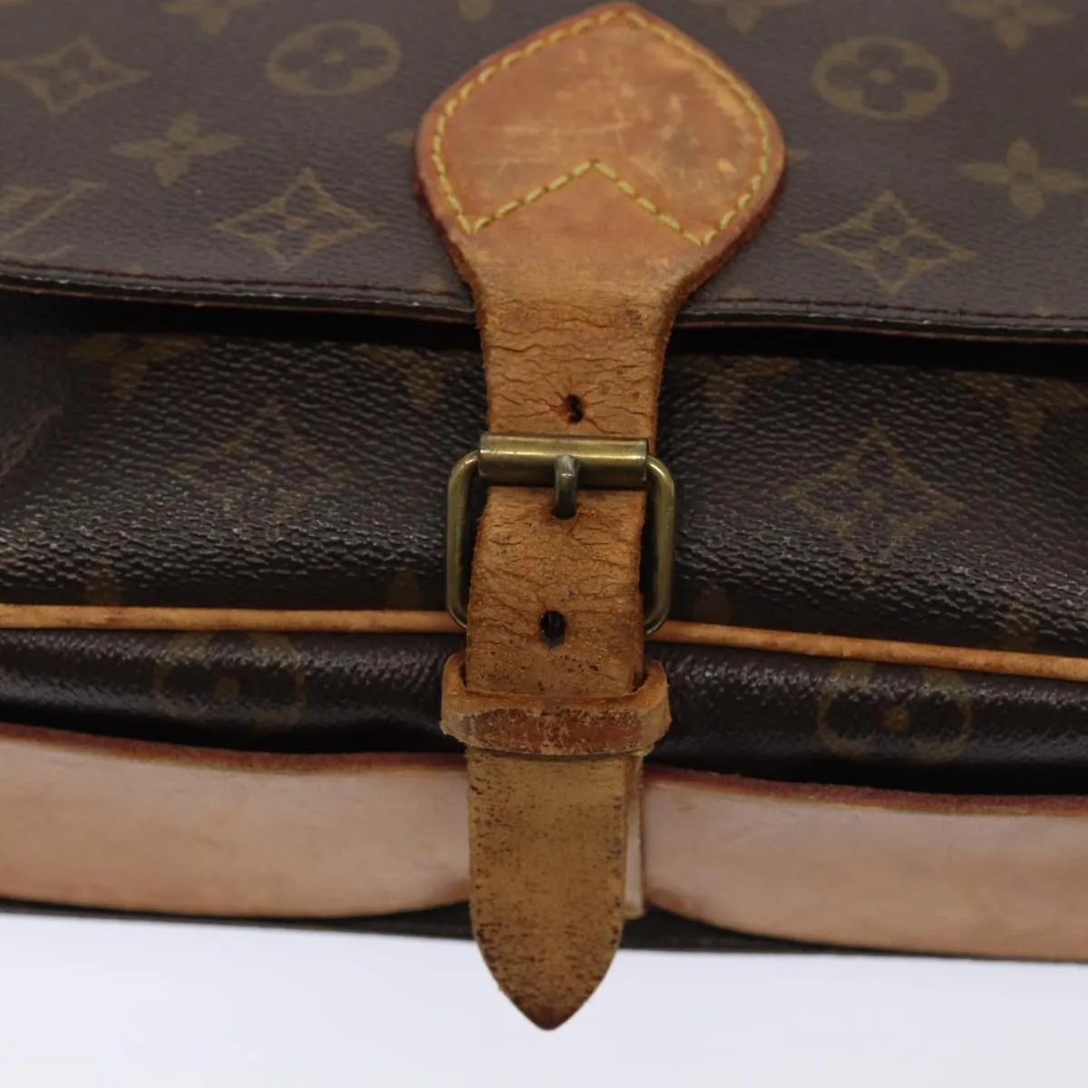 LOUIS VUITTON Monogram Cartouchiere GM Shoulder Bag M51252 LV Auth bs17000