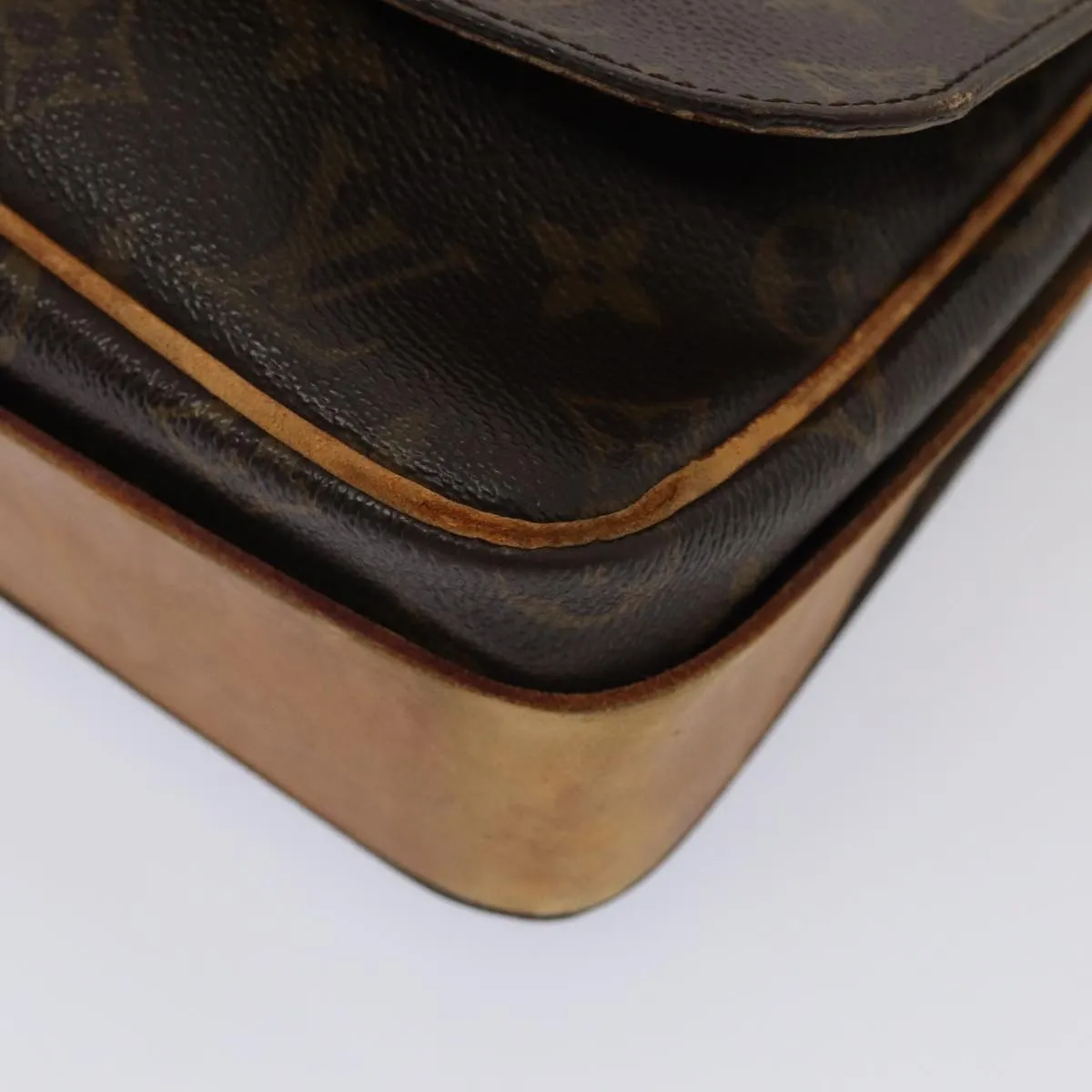 LOUIS VUITTON Monogram Cartouchiere GM Shoulder Bag M51252 LV Auth bs17000