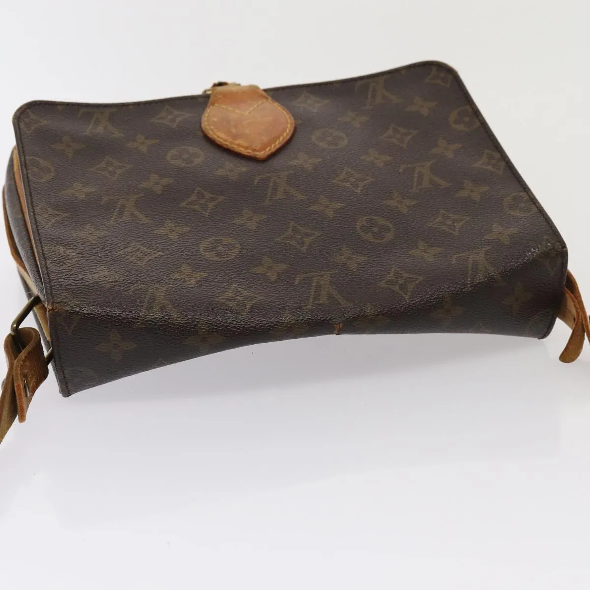 LOUIS VUITTON Monogram Cartouchiere GM Shoulder Bag M51252 LV Auth bs17000
