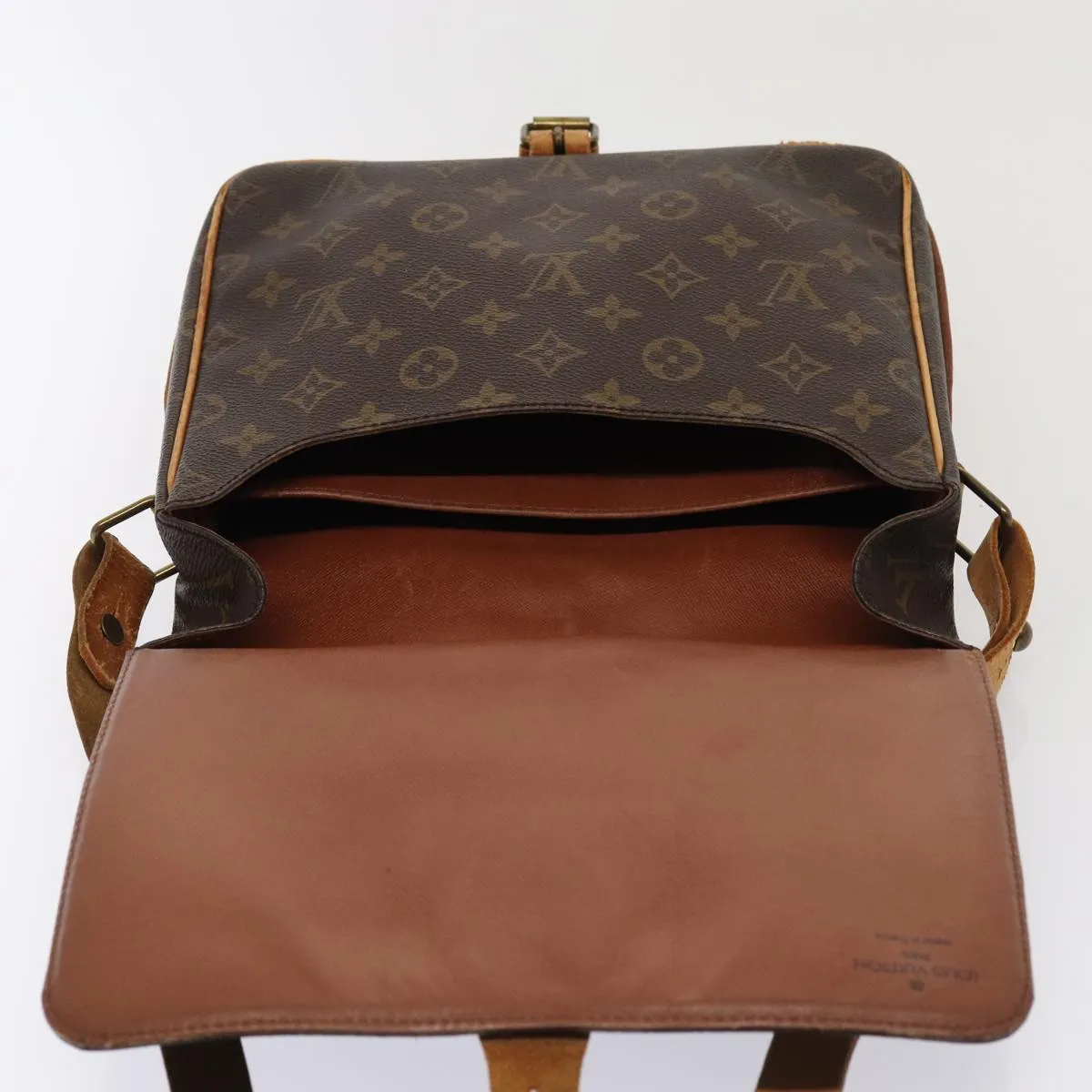 LOUIS VUITTON Monogram Cartouchiere GM Shoulder Bag M51252 LV Auth bs17000