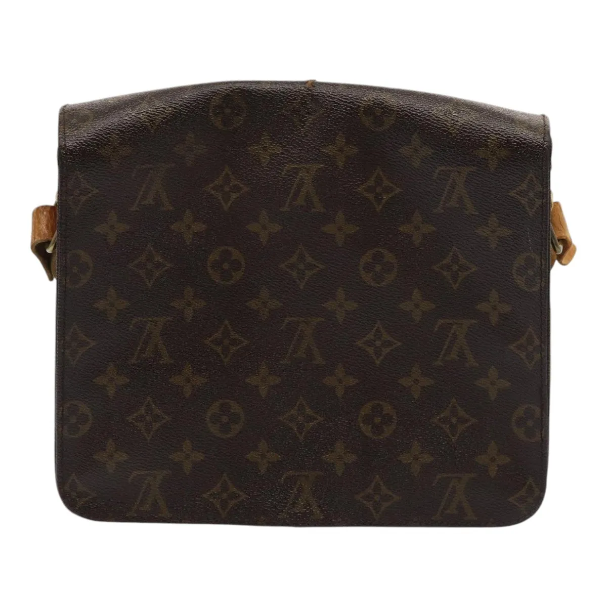LOUIS VUITTON Monogram Cartouchiere GM Shoulder Bag M51252 LV Auth bs17000