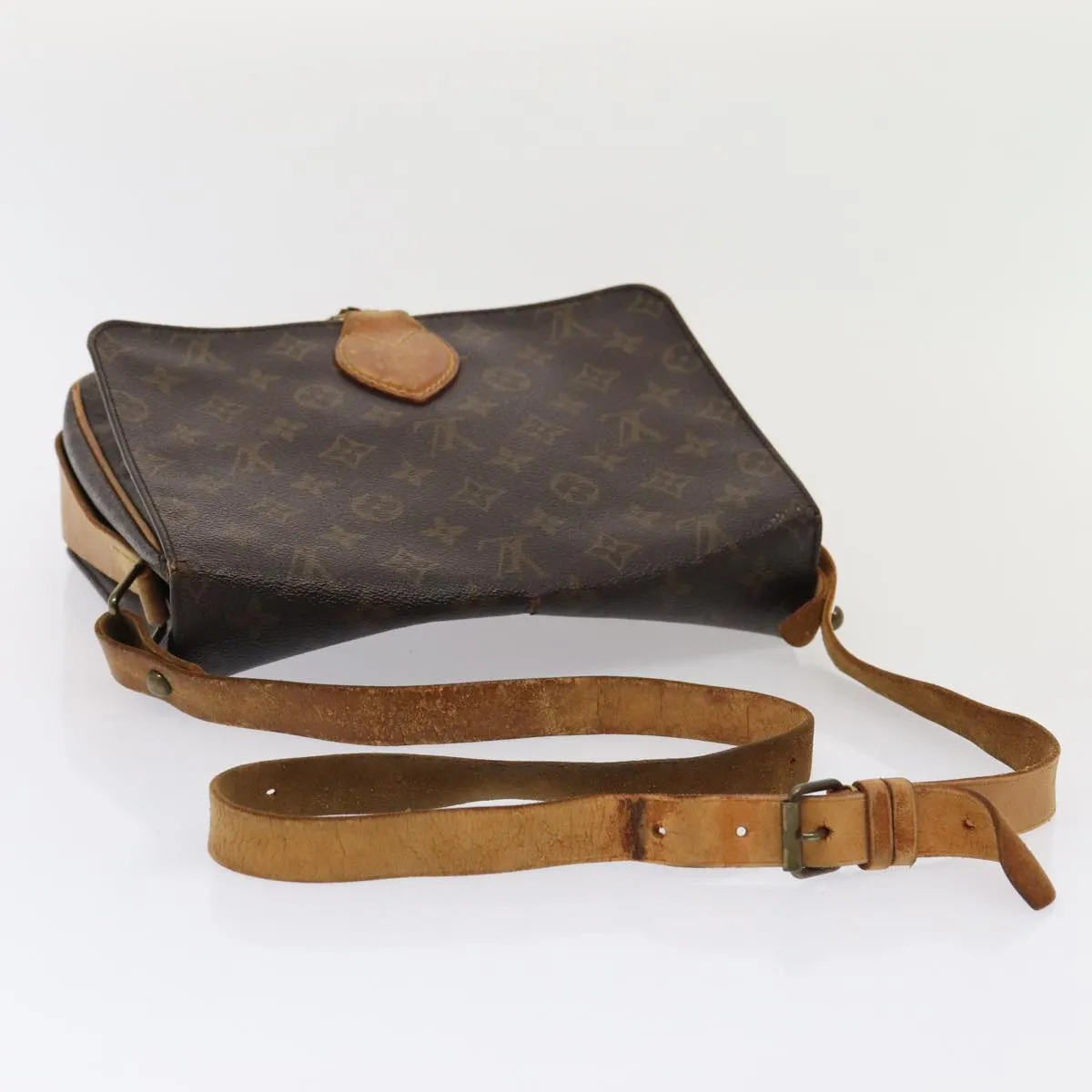 LOUIS VUITTON Monogram Cartouchiere GM Shoulder Bag M51252 LV Auth bs17000