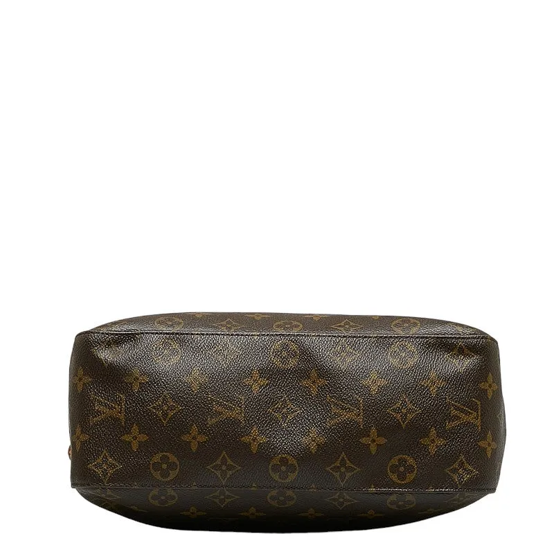 Louis Vuitton Monogram Looping GM Shoulder Bag M51145 Brown PVC Leather  Louis Vuitton