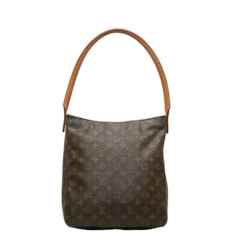 Louis Vuitton Monogram Looping GM Shoulder Bag M51145 Brown PVC Leather  Louis Vuitton