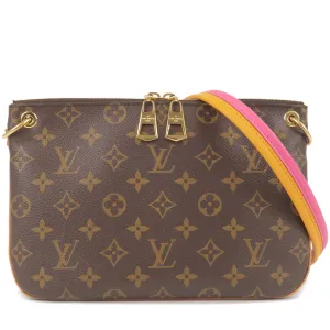 Louis Vuitton Monogram Lorette Shoulder Bag Hot Pink M44053