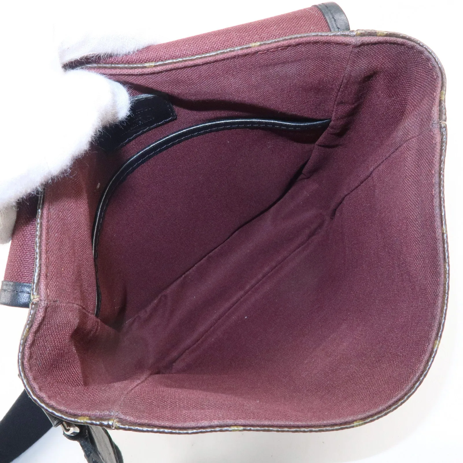 Louis Vuitton Monogram Macassar Bass PM Shoulder Bag M56717