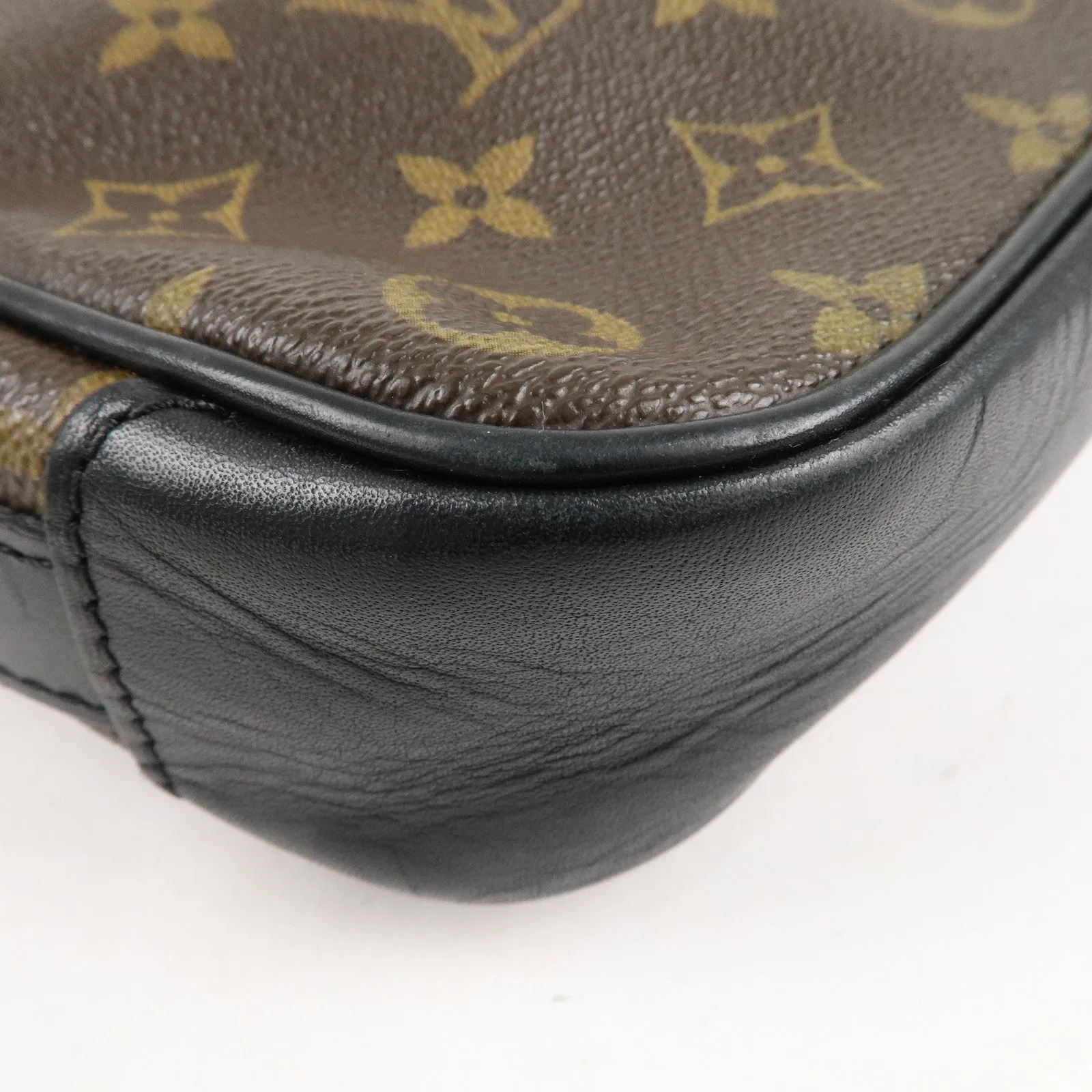 Louis Vuitton Monogram Macassar Bass PM Shoulder Bag M56717