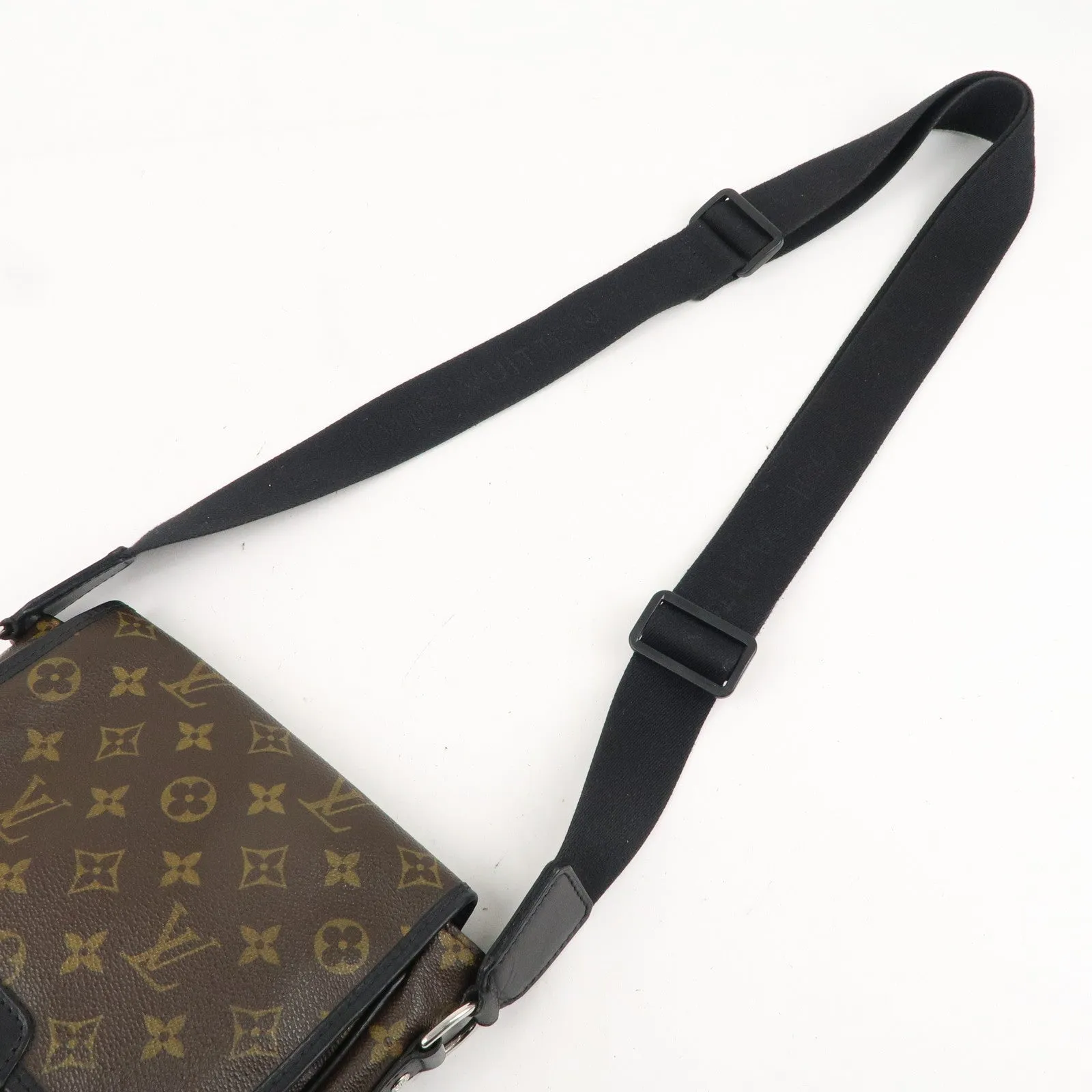 Louis Vuitton Monogram Macassar Bass PM Shoulder Bag M56717