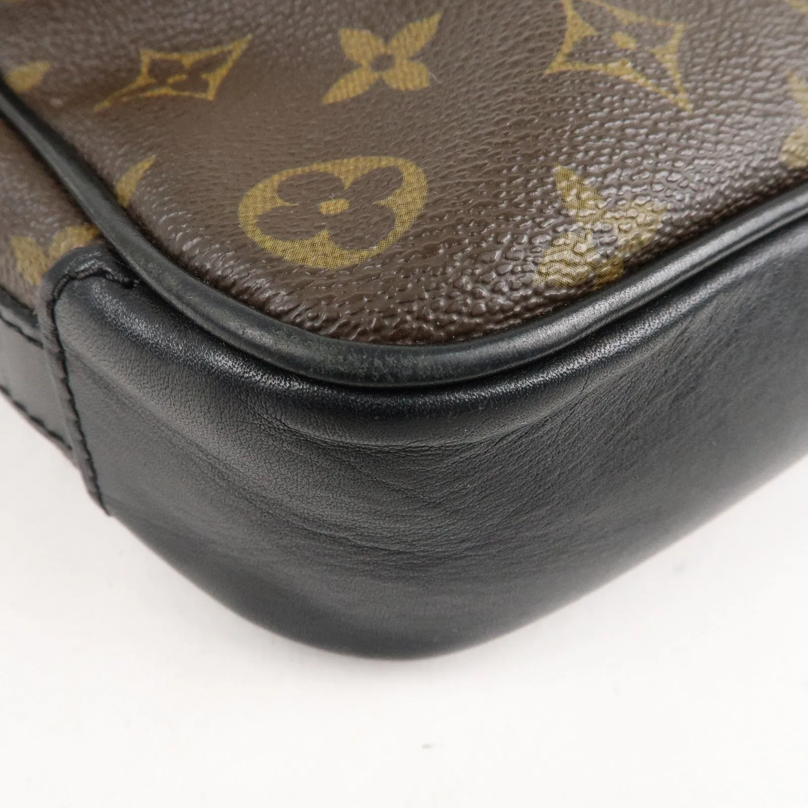 Louis Vuitton Monogram Macassar Bass PM Shoulder Bag M56717
