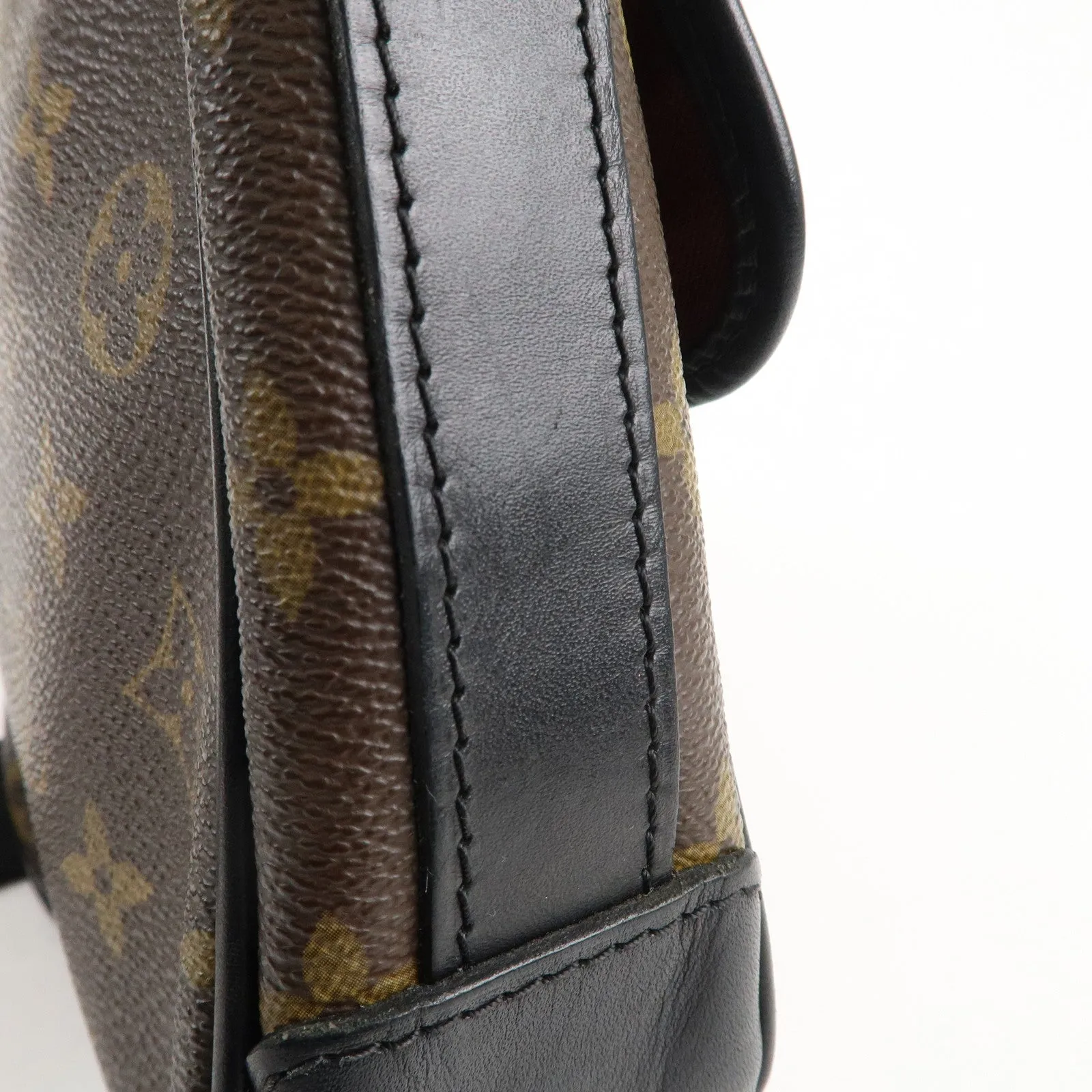 Louis Vuitton Monogram Macassar Bass PM Shoulder Bag M56717