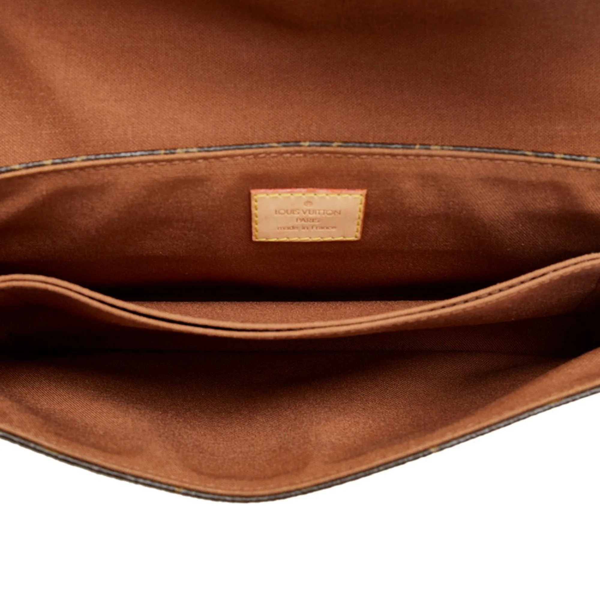 LOUIS VUITTON Monogram Marrel Shoulder Bag M51157 Brown PVC Leather Ladies