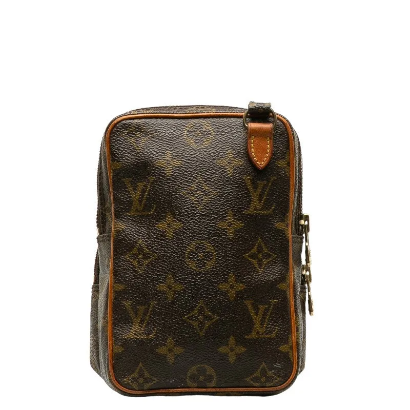 Louis Vuitton Monogram Mini Amazon Slipper Shoulder Bag M45238 Brown PVC Leather  Louis Vuitton