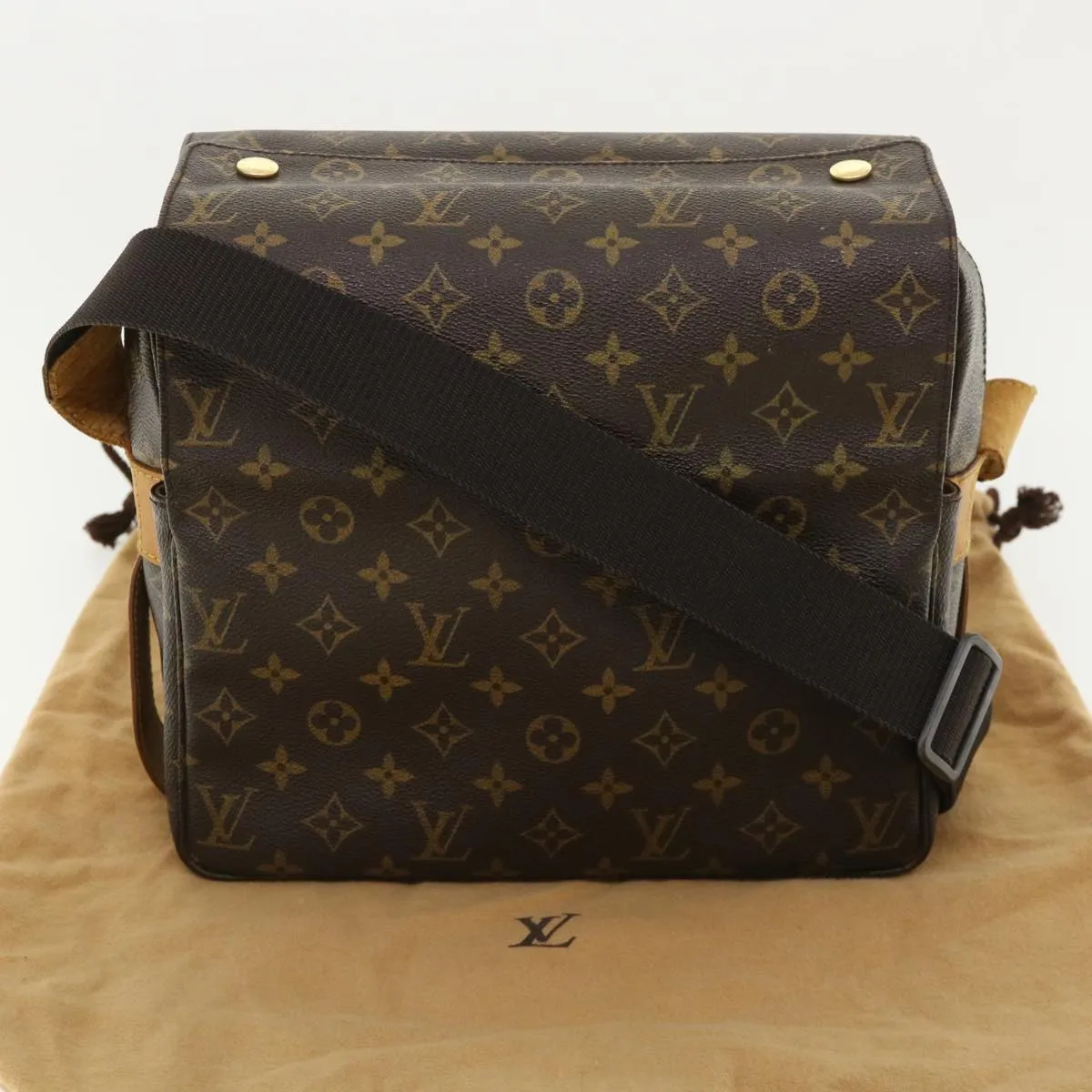 LOUIS VUITTON Monogram Naviglio Shoulder Bag SPO M50205 LV Auth 34419