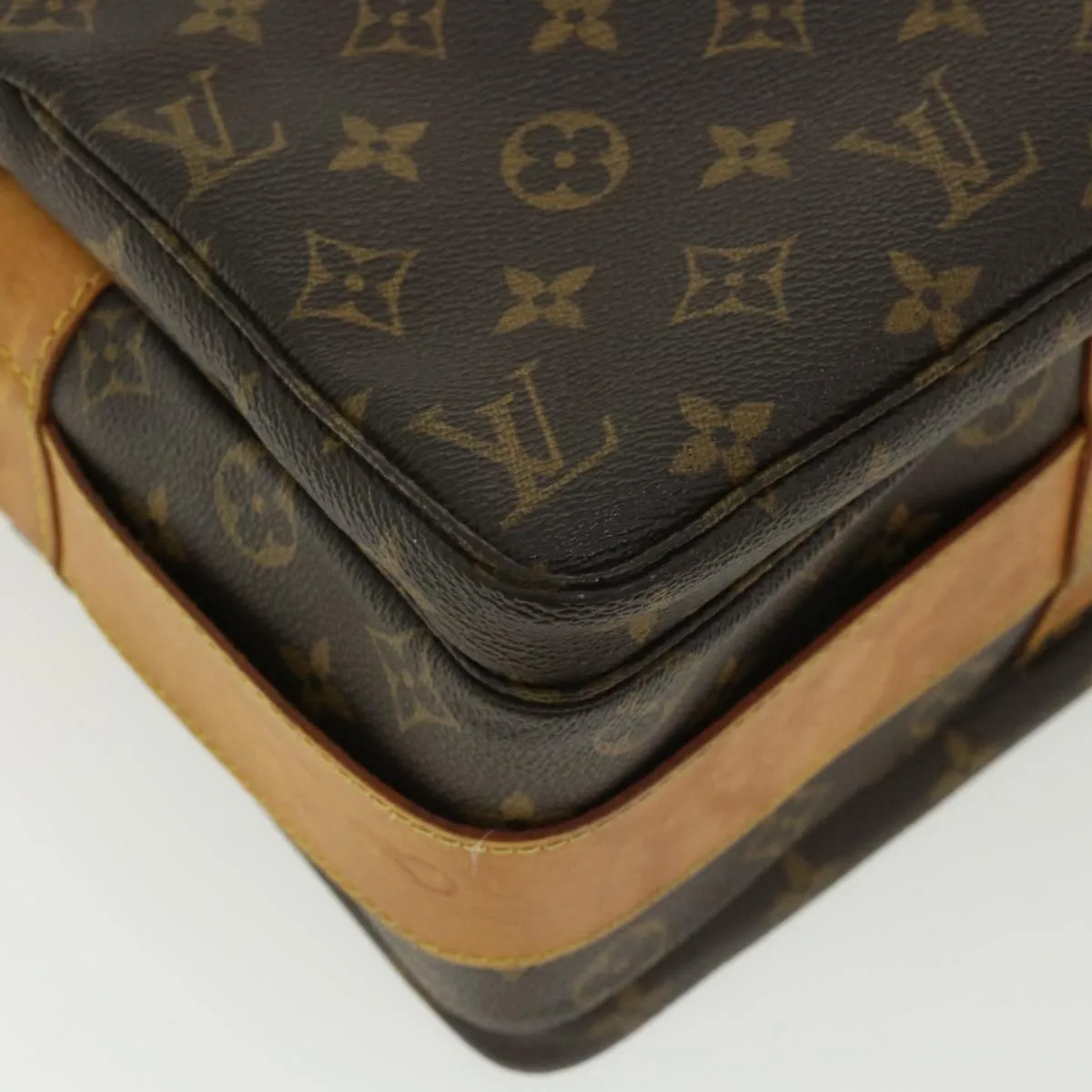 LOUIS VUITTON Monogram Naviglio Shoulder Bag SPO M50205 LV Auth 34419