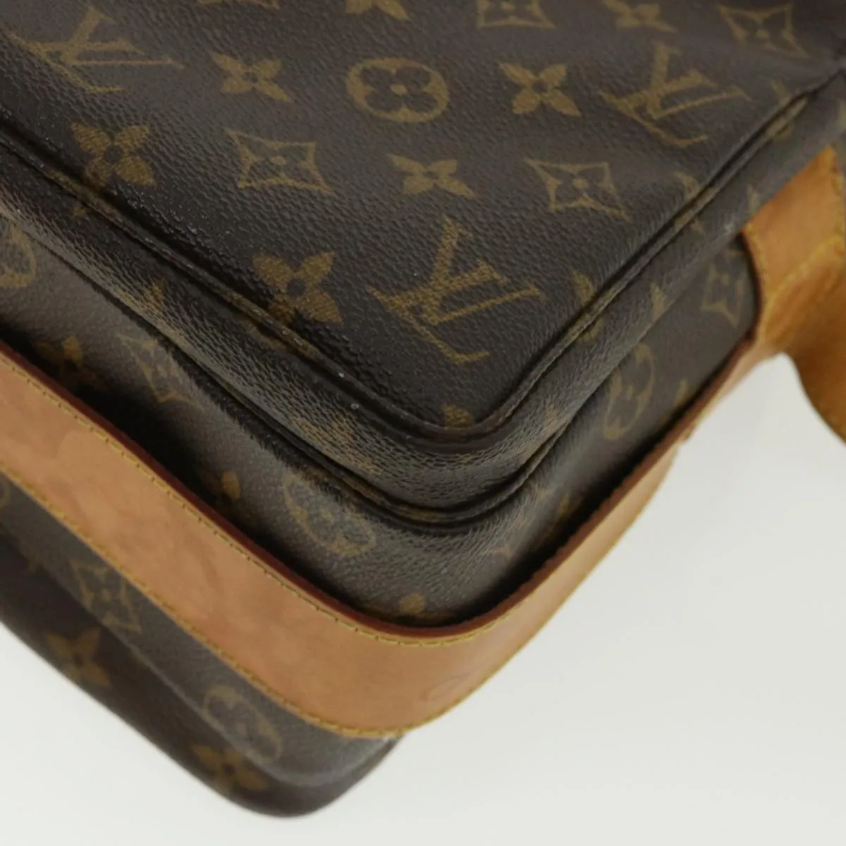 LOUIS VUITTON Monogram Naviglio Shoulder Bag SPO M50205 LV Auth 34419