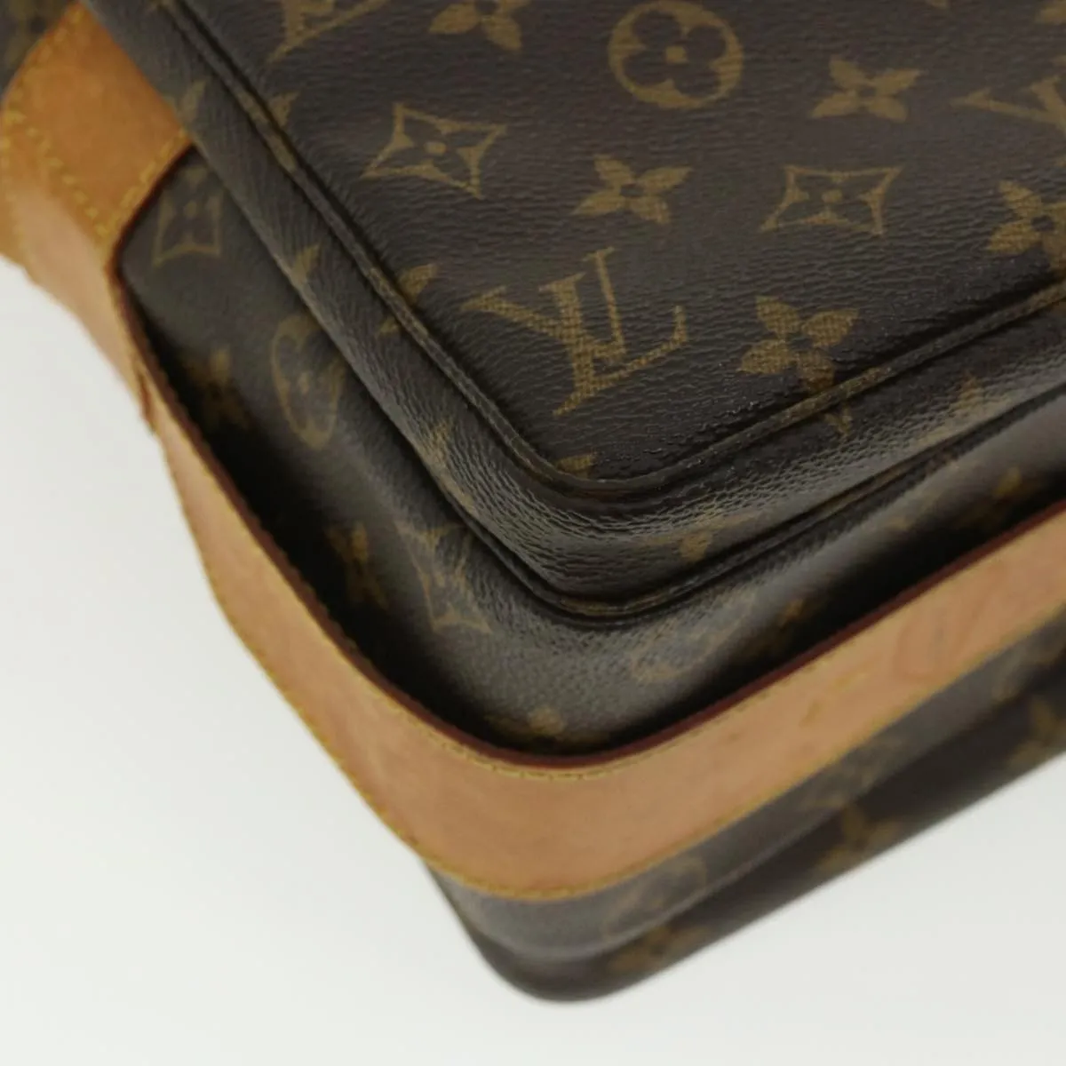 LOUIS VUITTON Monogram Naviglio Shoulder Bag SPO M50205 LV Auth 34419