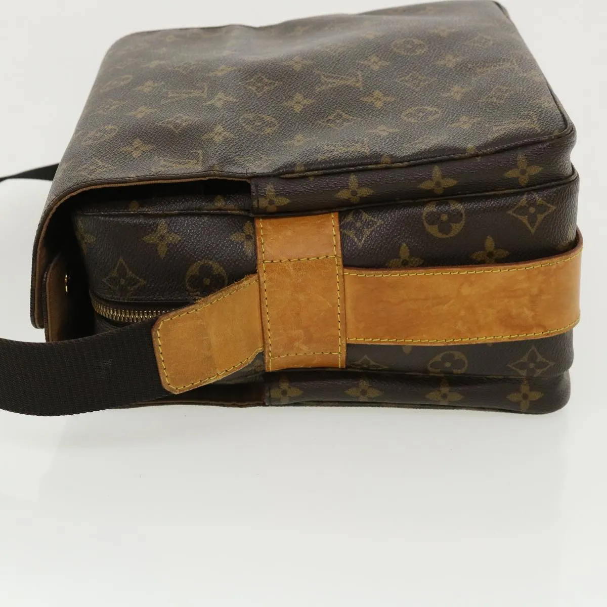 LOUIS VUITTON Monogram Naviglio Shoulder Bag SPO M50205 LV Auth 34419