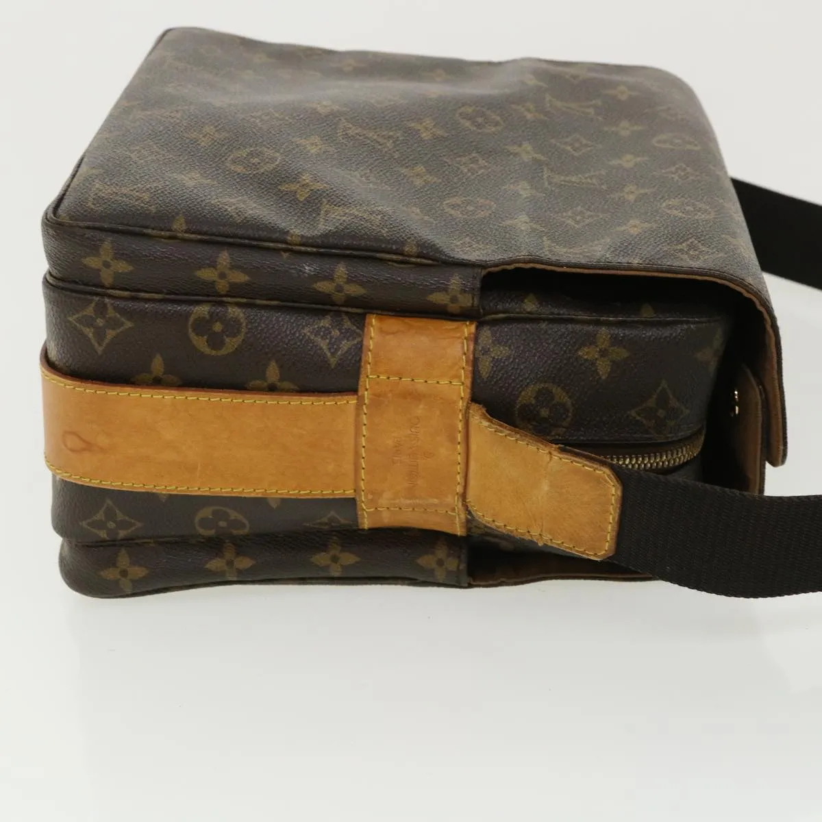 LOUIS VUITTON Monogram Naviglio Shoulder Bag SPO M50205 LV Auth 34419